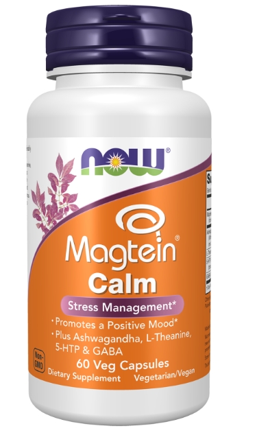 Now Vitamins - Magtein Calm 60 Veg Capsules