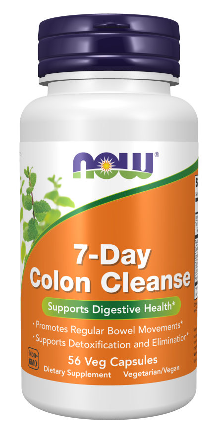 Now Vitamins - Colon Cleanse (7-Day) 56 Veg Capsules 