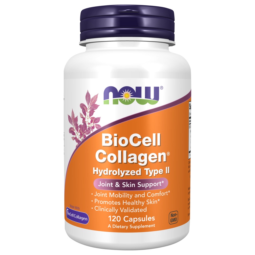 Now Vitamins - Biocell Collagen 120 Veg Capsules 