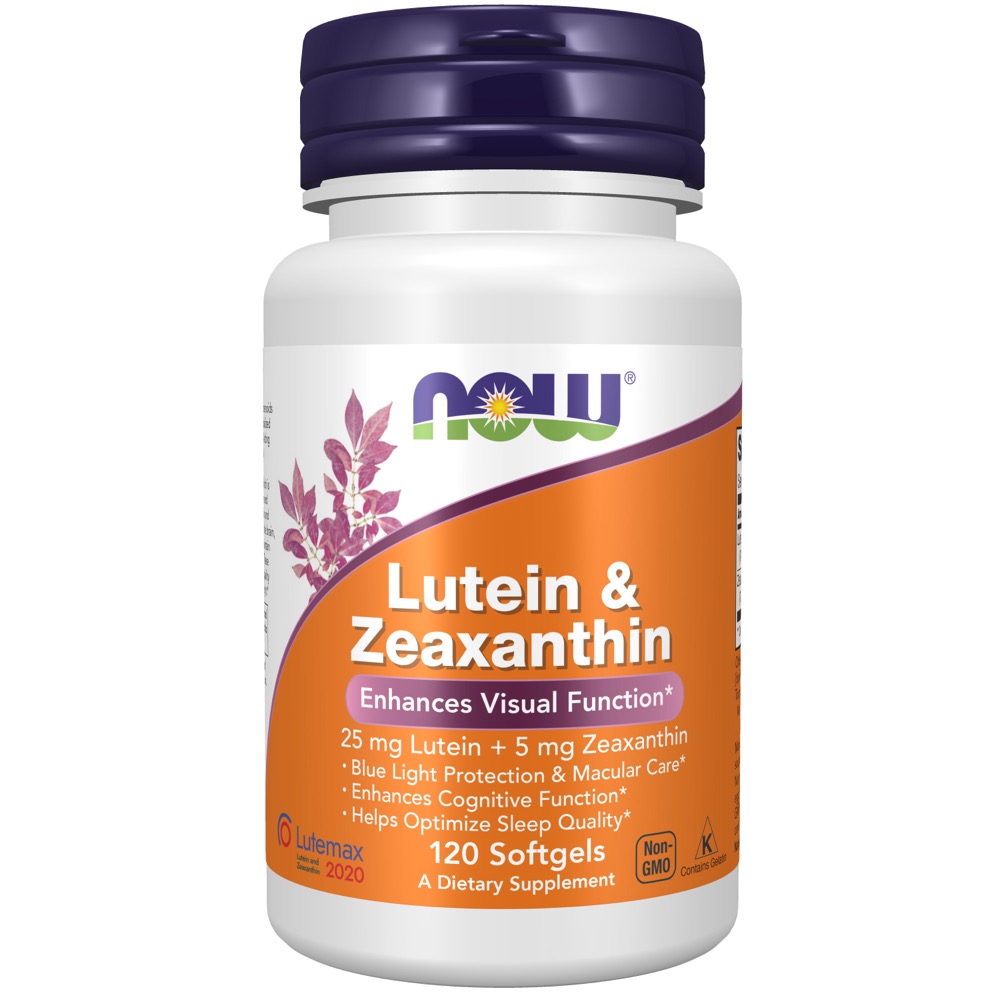 Now Vitamins - Lutein & Zeaxanthin Softgels 120