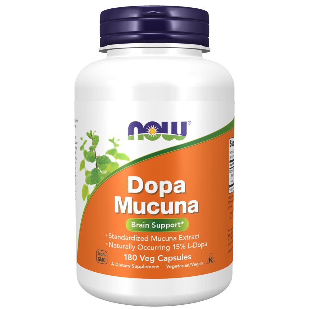 Now Vitamins - Dopa Mucuna 180 Veg Capsules