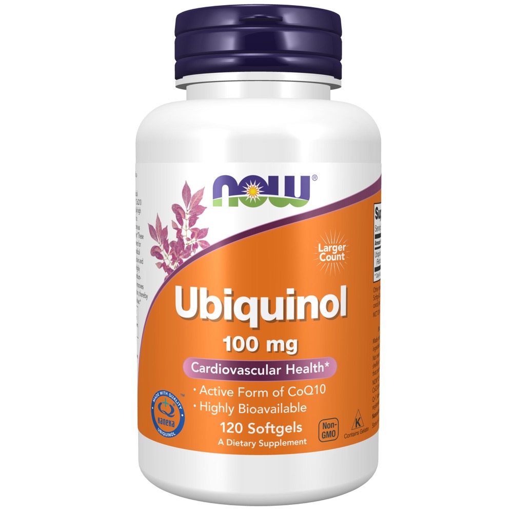 Now Vitamins - Ubiquinol 100 mg 120 Softgels