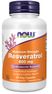 Now Vitamins - Resveratrol Maximum Strength 600 mg 60 Veg Capsules