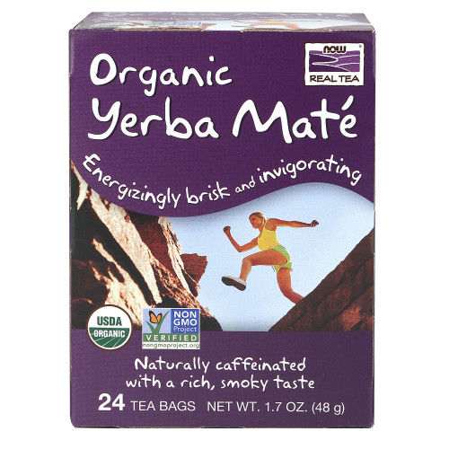 Now Vitamins - Mighty Yerba Mate Tea Organic 24 Bags-UNAVAILABLE