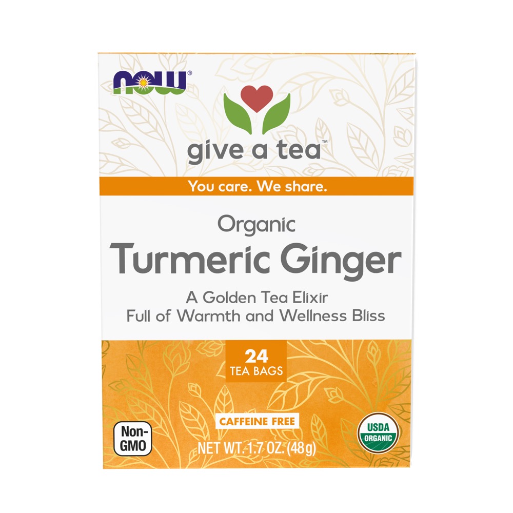 Now Foods - Turmeric Ginger Tea, Organic