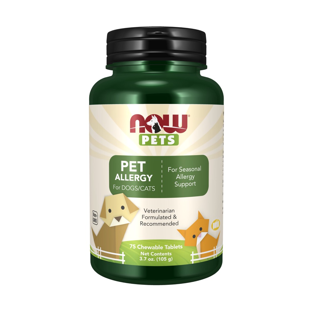 Now Vitamins - Pet Allergy Support 75 Chewable Tabs (For Dogs and Cats)