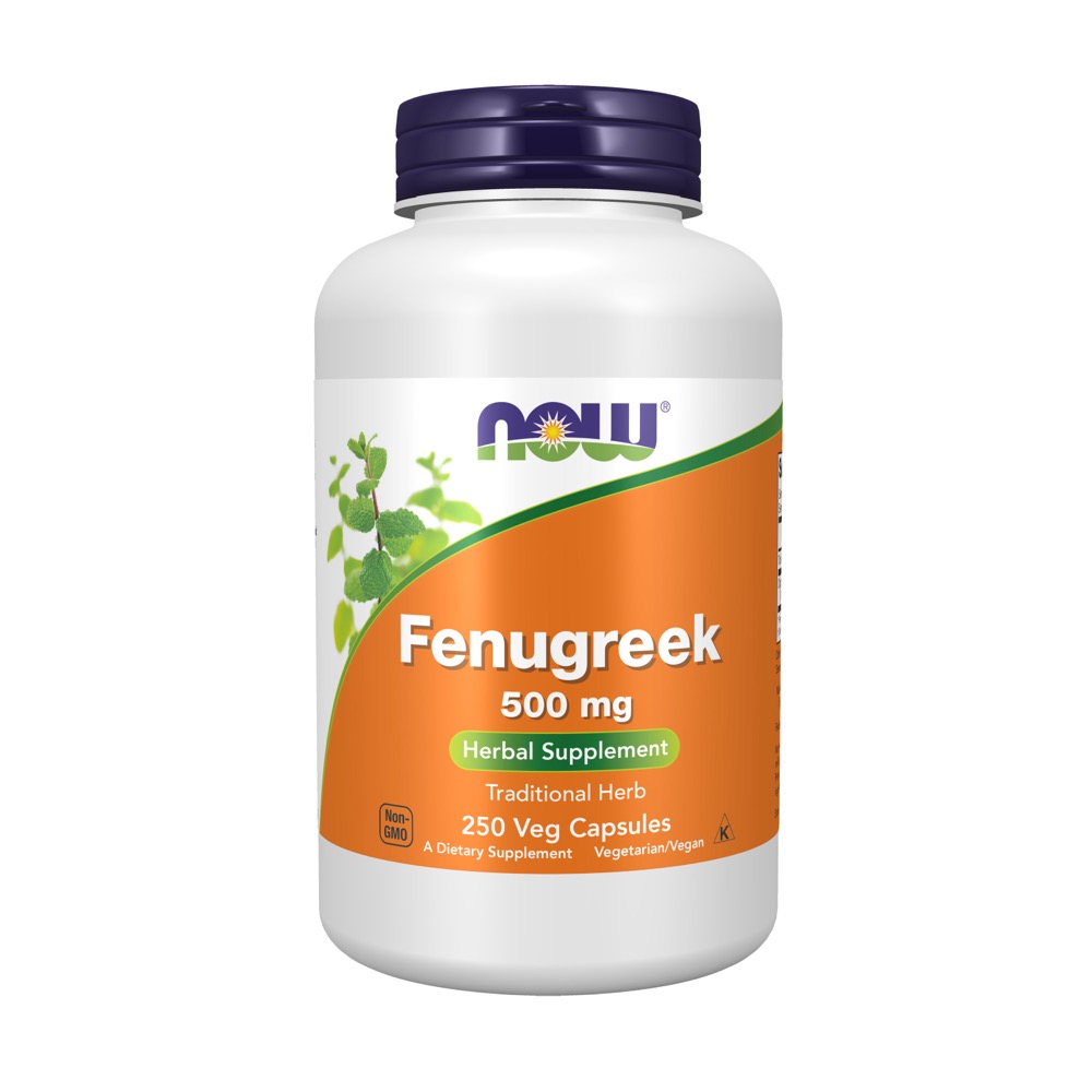Now Vitamins - Fenugreek 500mg 250 VCaps