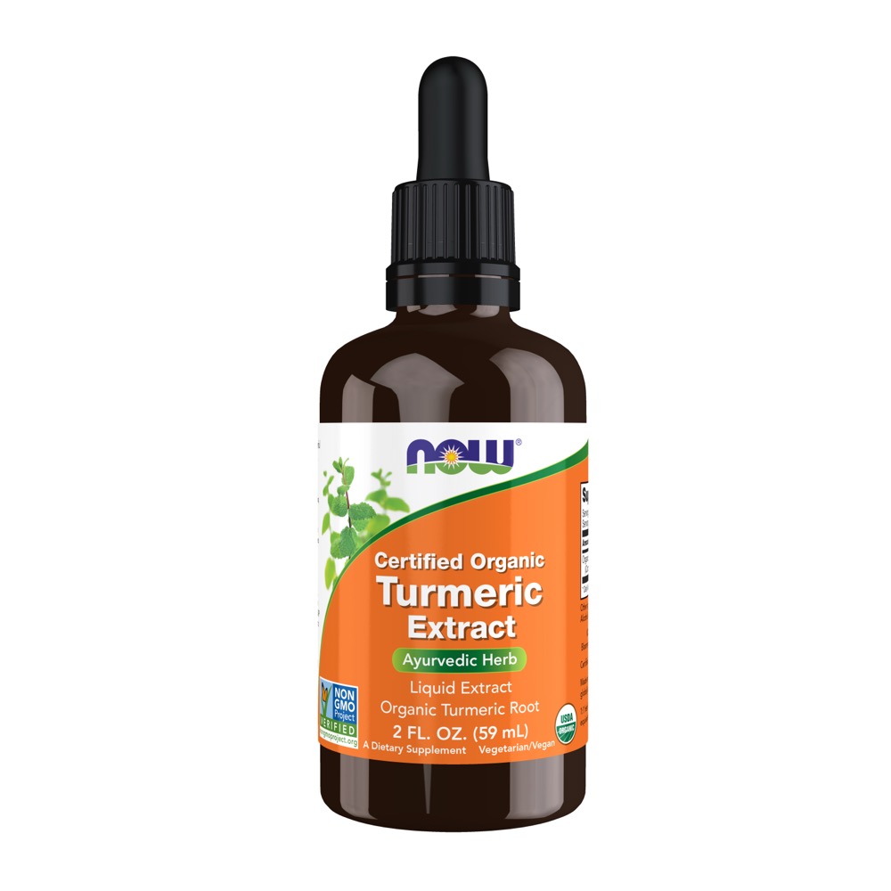 Now Vitamins - Turmeric Extract Liquid, Organic 2 fl. oz.