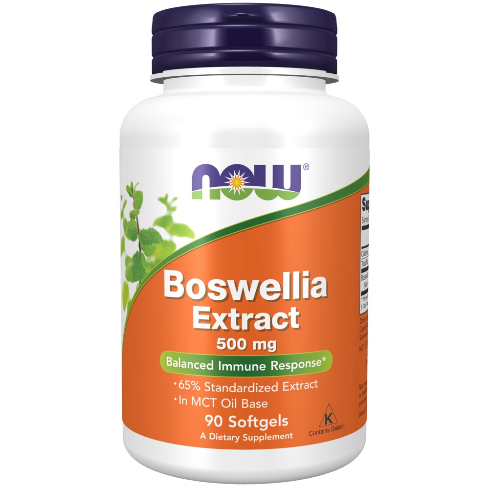 Now Vitamins - Boswellia Extract 500 mg 90 Softgels