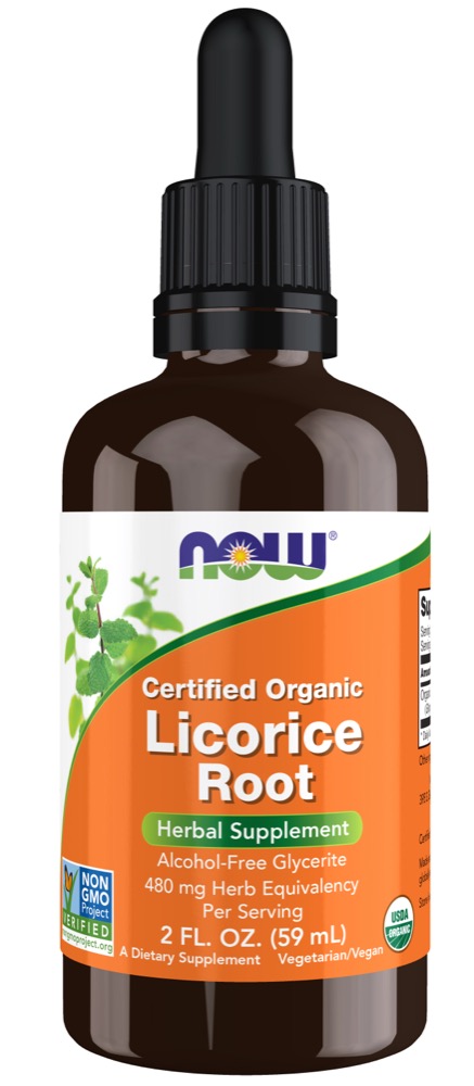 Now Vitamins - Licorice Root Glycerite Organic 2 fl. oz.