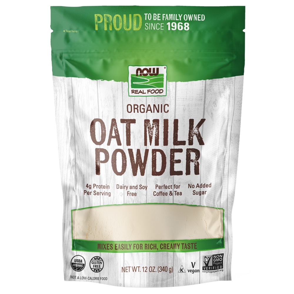 Now Vitamins - Oat Milk Powder Organic 12 oz.