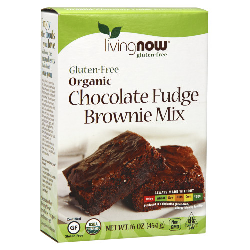 Now Vitamins - Chocolate Fudge Brownie Mix Organic Gluten-Free 16 oz..     TEMPORARILY UNAVAILABLE