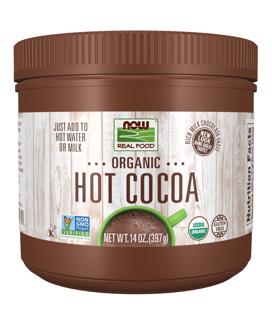 Now Vitamins - Cocoa Lovers™ Organic Hot Cocoa 14oz