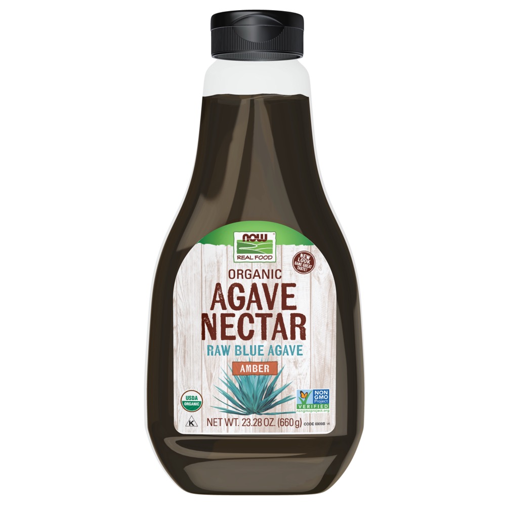 Now Vitamins - Agave Nectar, Amber Organic 23.28 oz