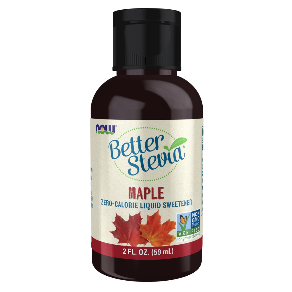Now Vitamins - BetterStevia Liquid Extract Maple 2 fl. oz