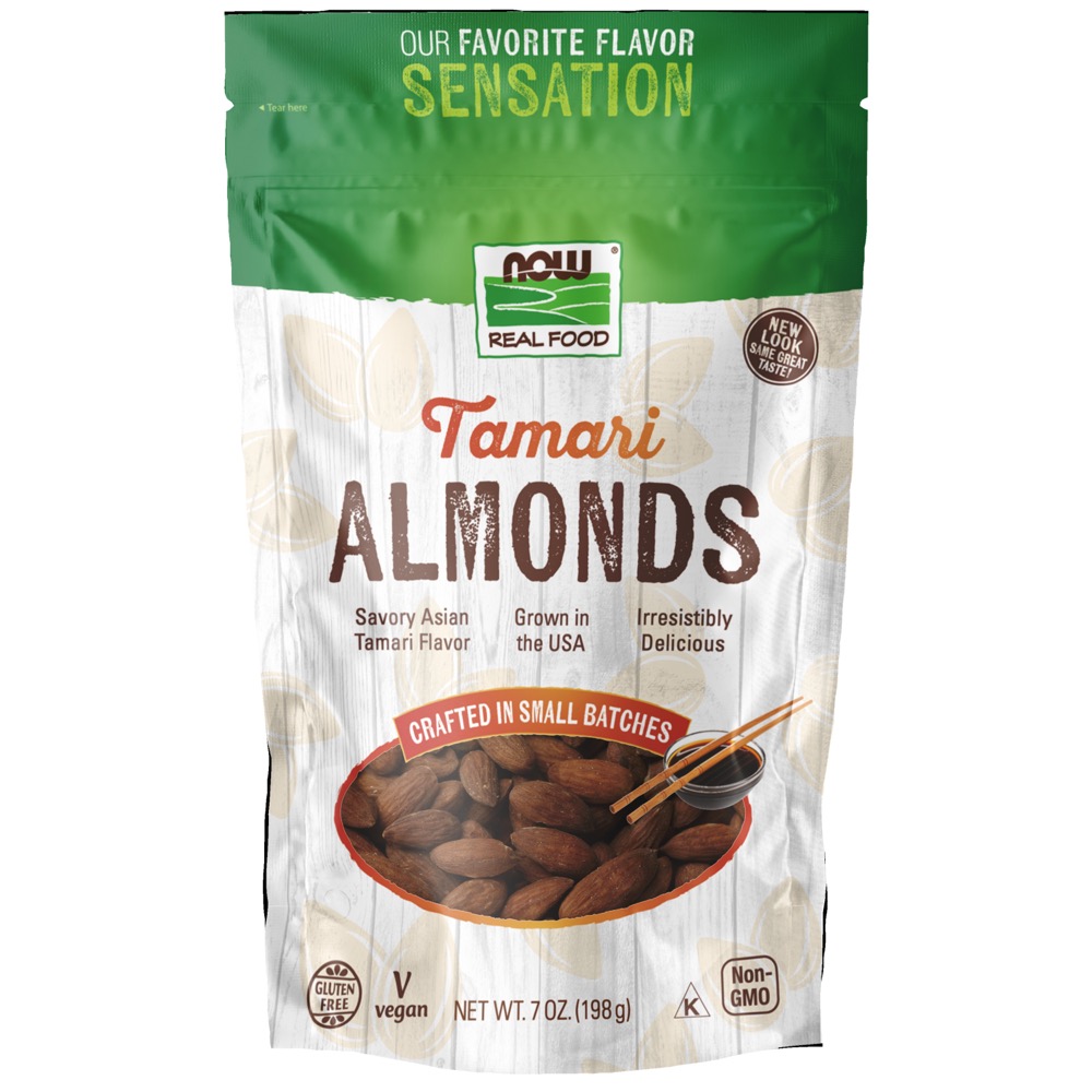 Now Vitamins - Tamari Almonds 7oz 	