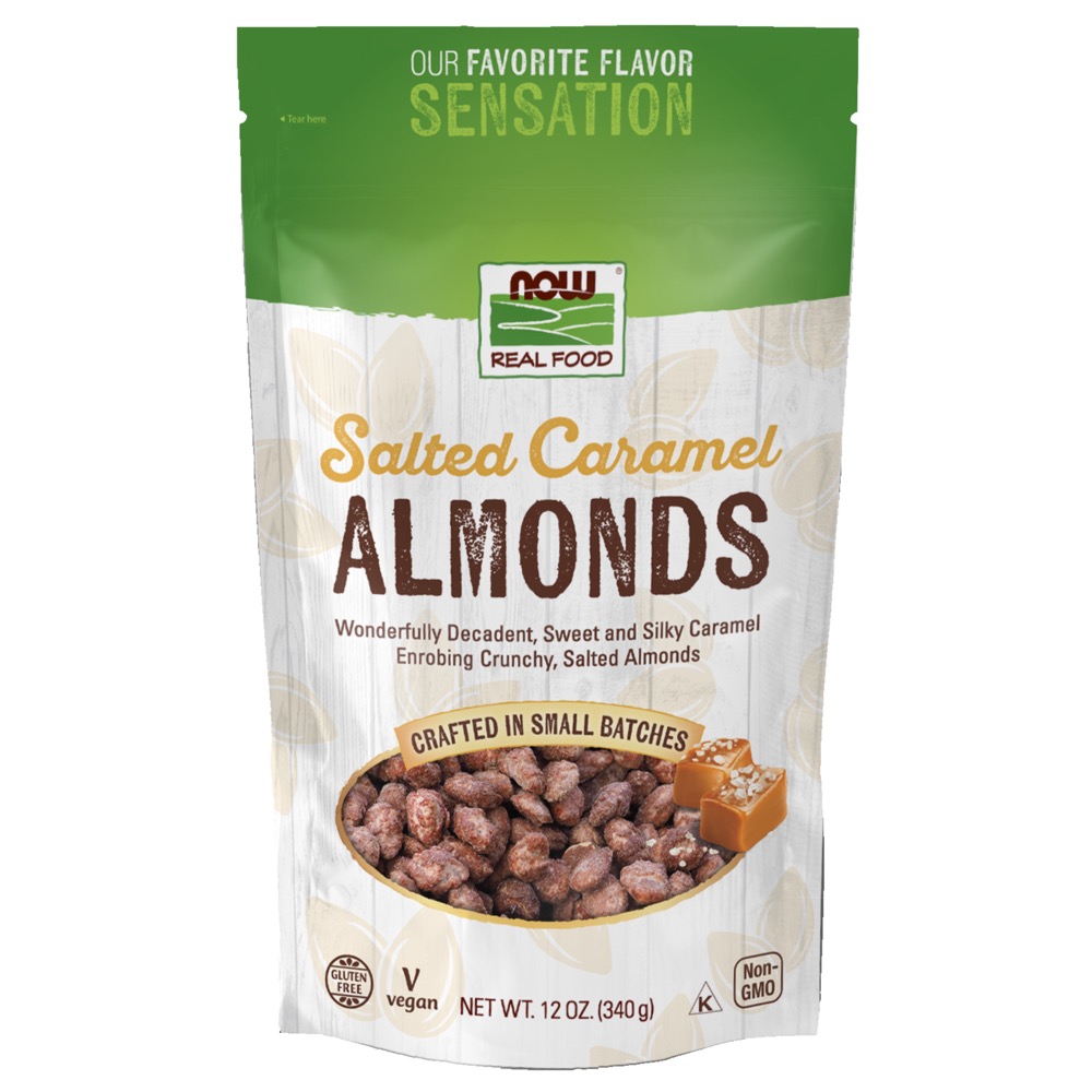 Now Vitamins - Almonds, Salted Caramel 12 oz.
