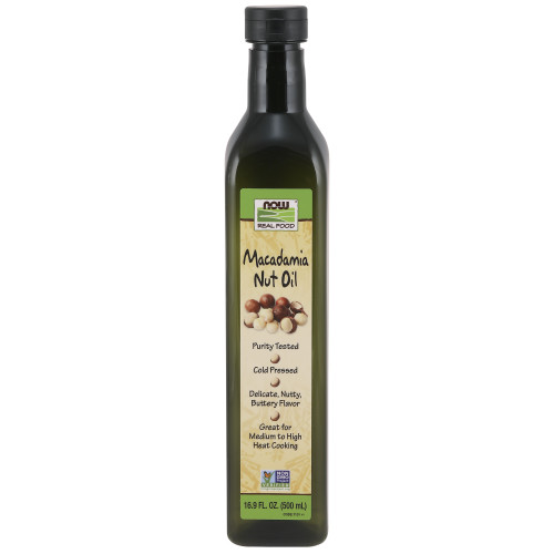 Now Vitamins - Macadamia Nut Oil, Organic 16.9 fl. oz Plastic Bottle