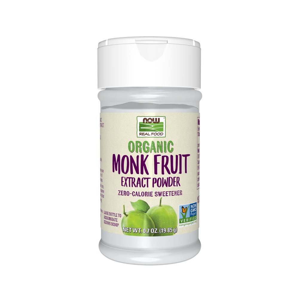 Now Vitamins - Monk Fruit Extract, Organic Powder 0.7 oz.