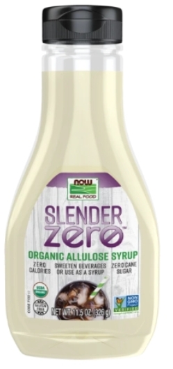 Now Vitamins - Slender Zero Allulose, Organic Syrup 11.5 oz