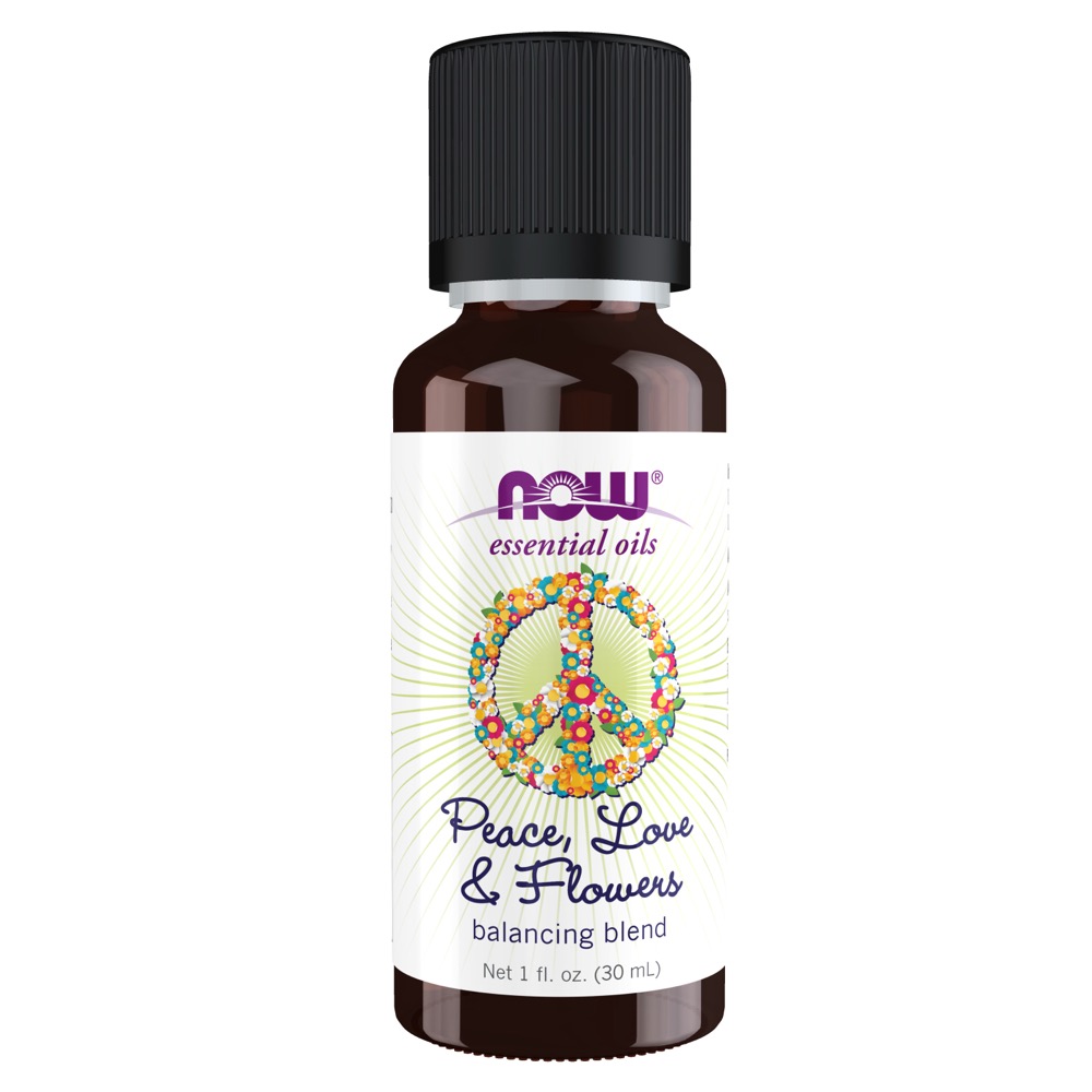 Now Vitamins - Peace, Love & Flowers Oil Blend  1 fl. oz.