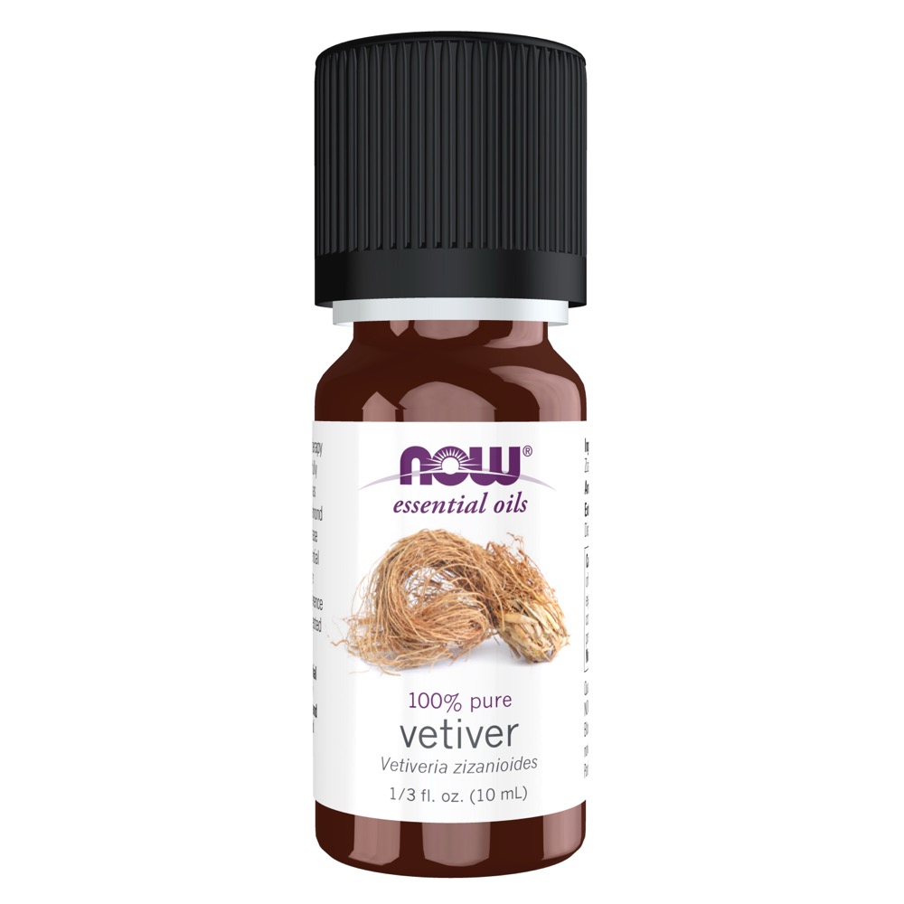 Now Vitamins - Vetiver Oil 0.33 fl. oz. 