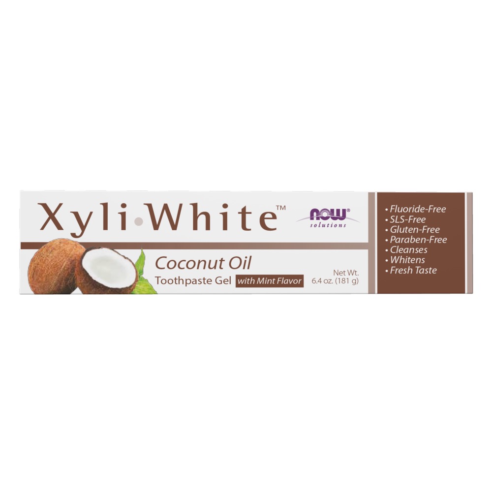 Now Vitamins - XyliWhite Coconut Oil Toothpaste Gel 6.4 oz.