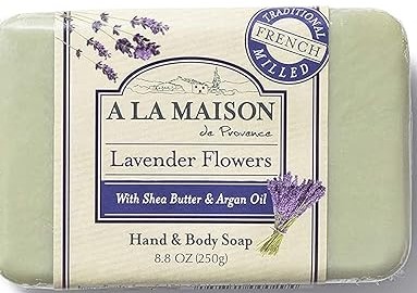 A la Maison  Bar Soap Lavender Flowers 8.8 ounce