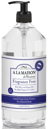 A la Maison  Liquid Soap Doypack Fragrance Free 33.8 ounce