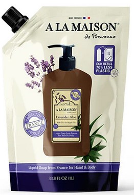 A la Maison  Liquid Soap Doypack Lavender Aloe 33.8 ounce