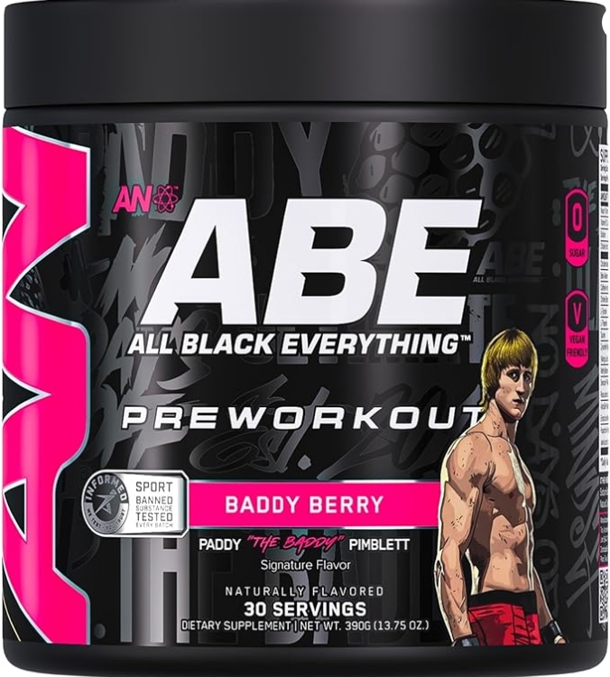 ABE - Ultimate Pre Workout Baddy Berry Flavor 30 Servings