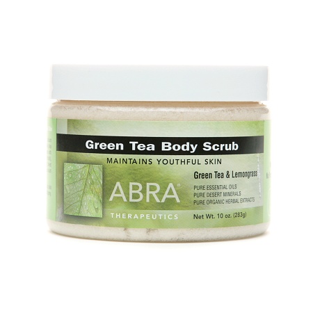 Abra Therapeutics Green Tea Body Scrub 10 oz