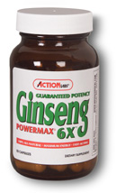 Action Labs - Ginseng Power Max 6X 2000mg 50 Cap-OUT OF STOCK