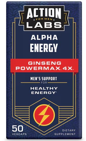 Action Labs Ginseng Powermax 4X  50 Veg Capsule