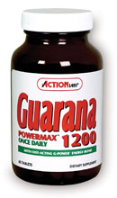 Action Labs - Guarana PowerMax 1200 1200mg 60 Tab