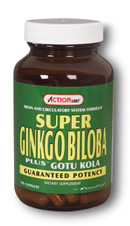 Action Labs - Super Ginkgo Biloba Plus 60mg 100 Cap