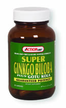 Action Labs - Super Ginkgo Biloba Plus 60mg 50 Cap