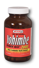 Action Labs - Yohimbe Power Max 2000 (Pure Yohimbe Bark Extract) 2000mg 100 Vcp-UNAVAILABLE