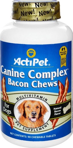 Actipet - Canine Complex Bacon 90 Chw