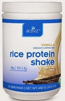 Activz Rice Protein Vanilla, 15-serving canister              