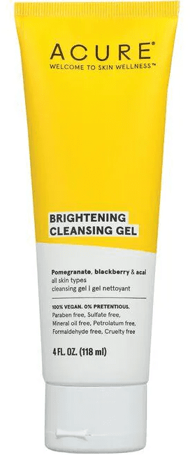 Acure Cleansing Gel,Facial 1/ 1 4 FZ