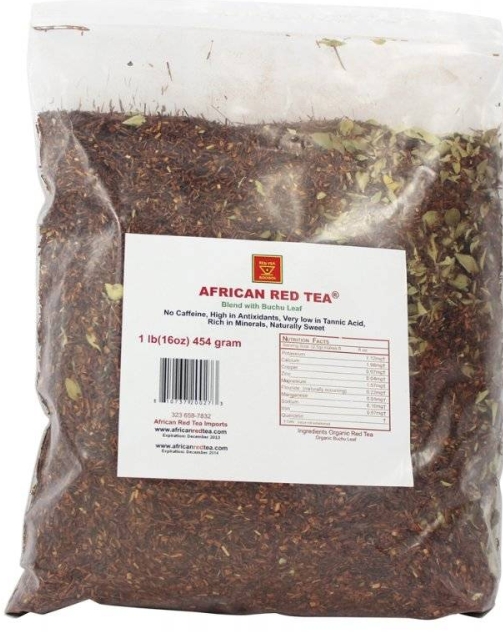 African Red Tea Imports Rooibos Tea Buchu Leaf 1 LB