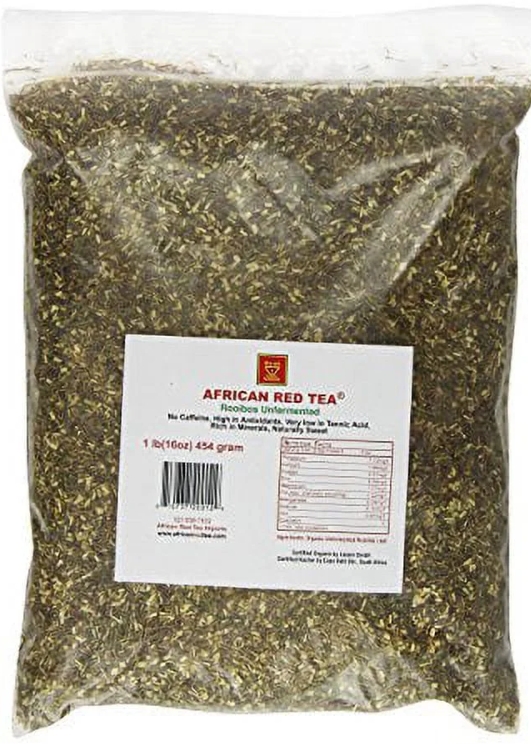African Red Tea Imports Rooibos Tea Unfermented 1 LB