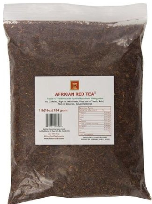 African Red Tea Imports Rooibos Tea Vanilla Bean 1 LB