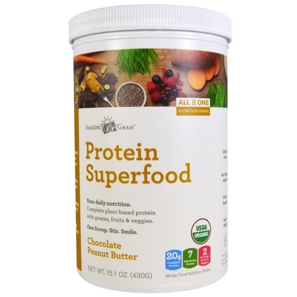 Amazing Grass - Protein Superfood Chocolate Peanut Butter 15 oz