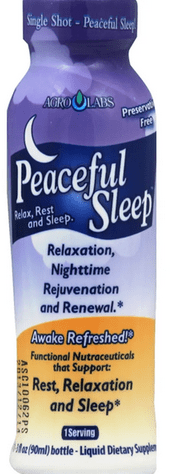 Agro Labs PEACEFUL SLEEP SHOT 3 oz