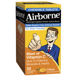 Airborne - Chew Tabs, Citrus 32 CT-OUT OF STOCK