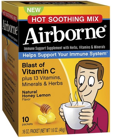 Airborne - On-The-Go Packets Hot Honey Lemon 10 ct-OUT OF STOCK