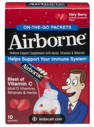 Airborne - On-The-Go Packets Very Berry 10 ct