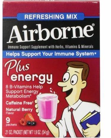 Airborne - Plus Energy Packet Berry 9 ct-OUT OF STOCK